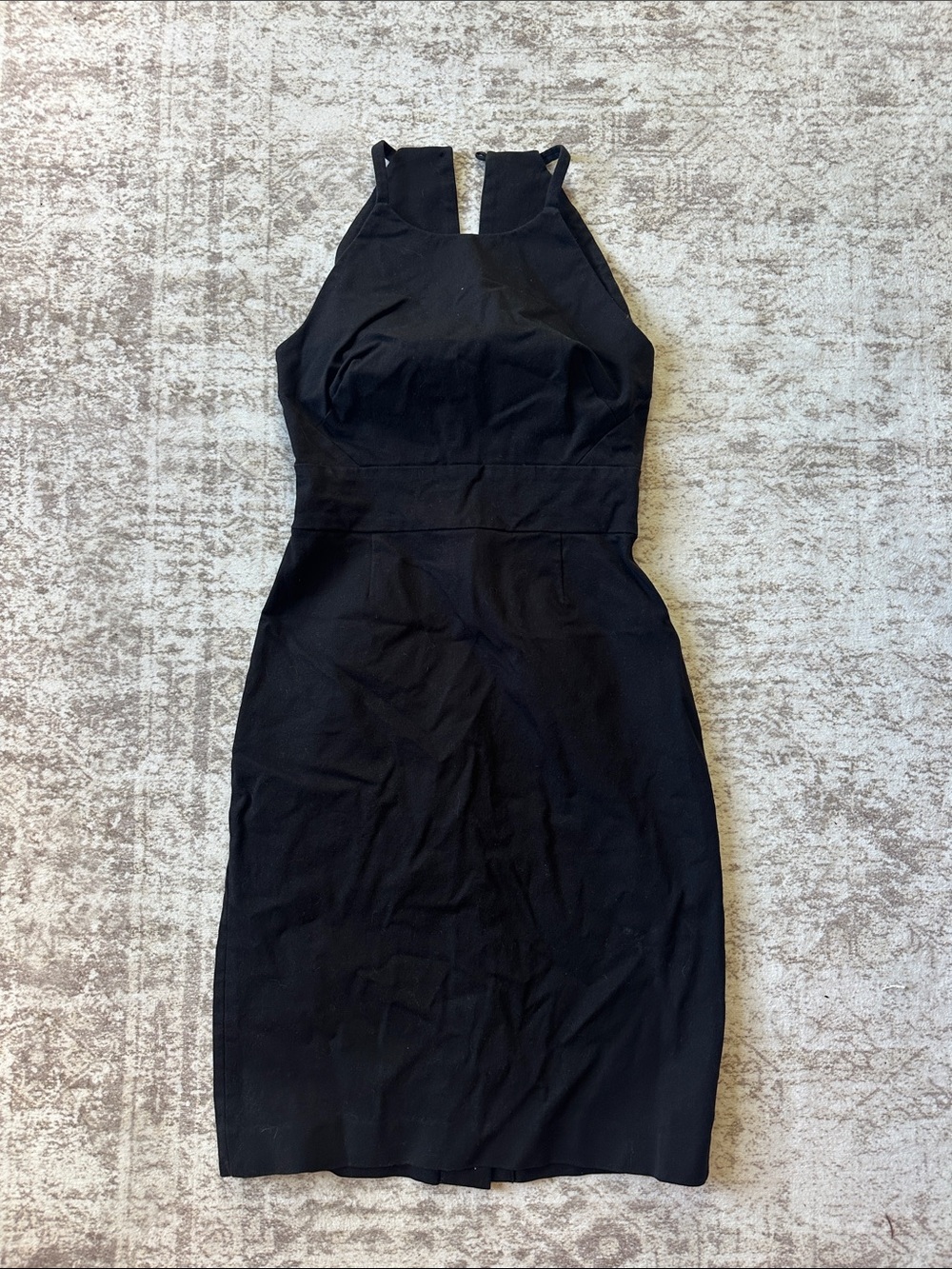 Banana Republic Black Halter Sheath Dress